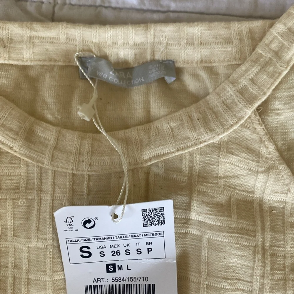 BNWT ZARA cream fringe dress - Picture 9 of 13